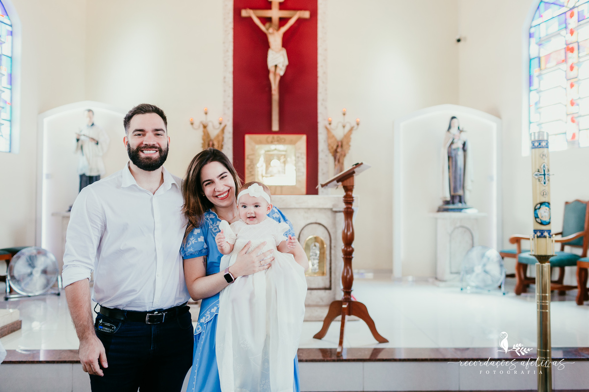 Batizado realizado na Paróquia São Luiz Gonzaga em São Roque e recepção na Fazendinha Santa Adélia