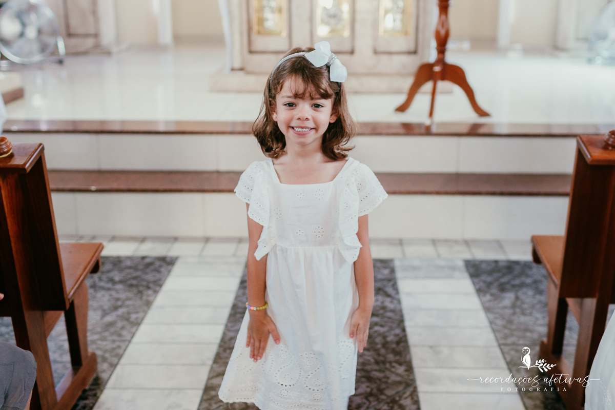 Batizado realizado na Paróquia São Luiz Gonzaga em São Roque e recepção na Fazendinha Santa Adélia