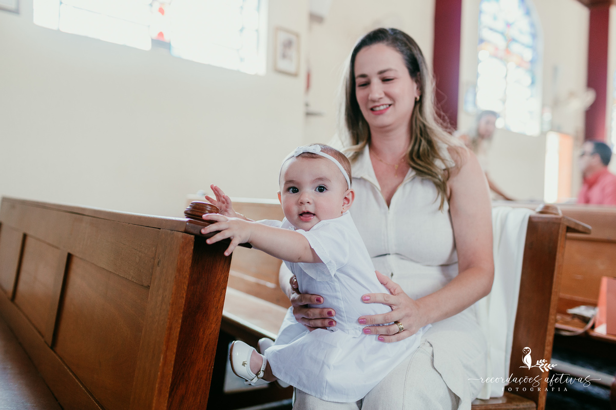 Batizado realizado na Paróquia São Luiz Gonzaga em São Roque e recepção na Fazendinha Santa Adélia
