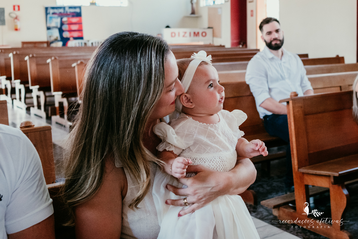 Batizado realizado na Paróquia São Luiz Gonzaga em São Roque e recepção na Fazendinha Santa Adélia