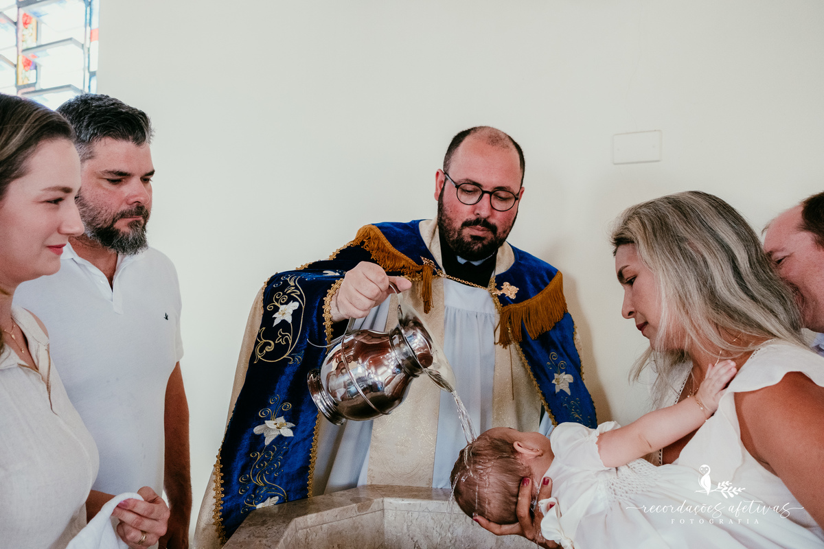 Batizado realizado na Paróquia São Luiz Gonzaga em São Roque e recepção na Fazendinha Santa Adélia