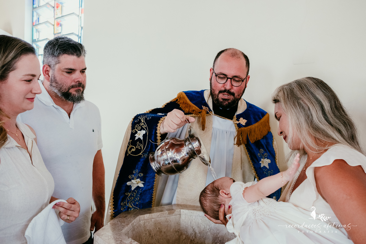 Batizado realizado na Paróquia São Luiz Gonzaga em São Roque e recepção na Fazendinha Santa Adélia
