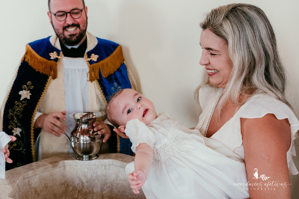 Batizado realizado na Paróquia São Luiz Gonzaga em São Roque e recepção na Fazendinha Santa Adélia