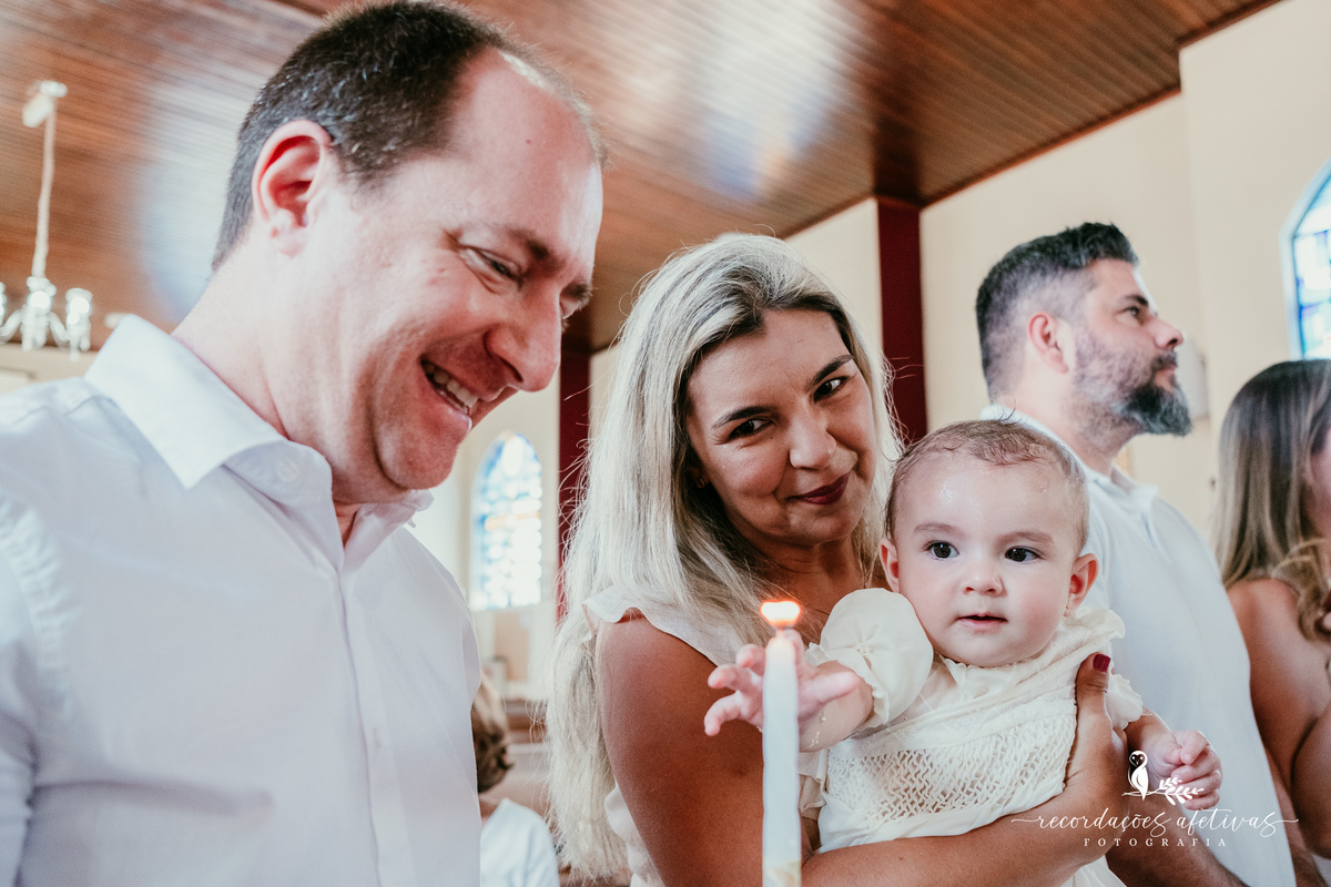 Batizado realizado na Paróquia São Luiz Gonzaga em São Roque e recepção na Fazendinha Santa Adélia