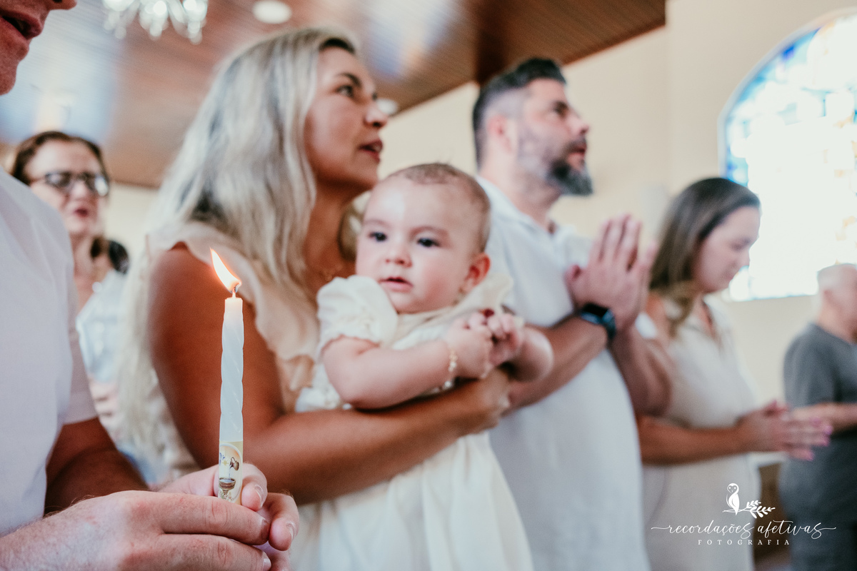 Batizado realizado na Paróquia São Luiz Gonzaga em São Roque e recepção na Fazendinha Santa Adélia