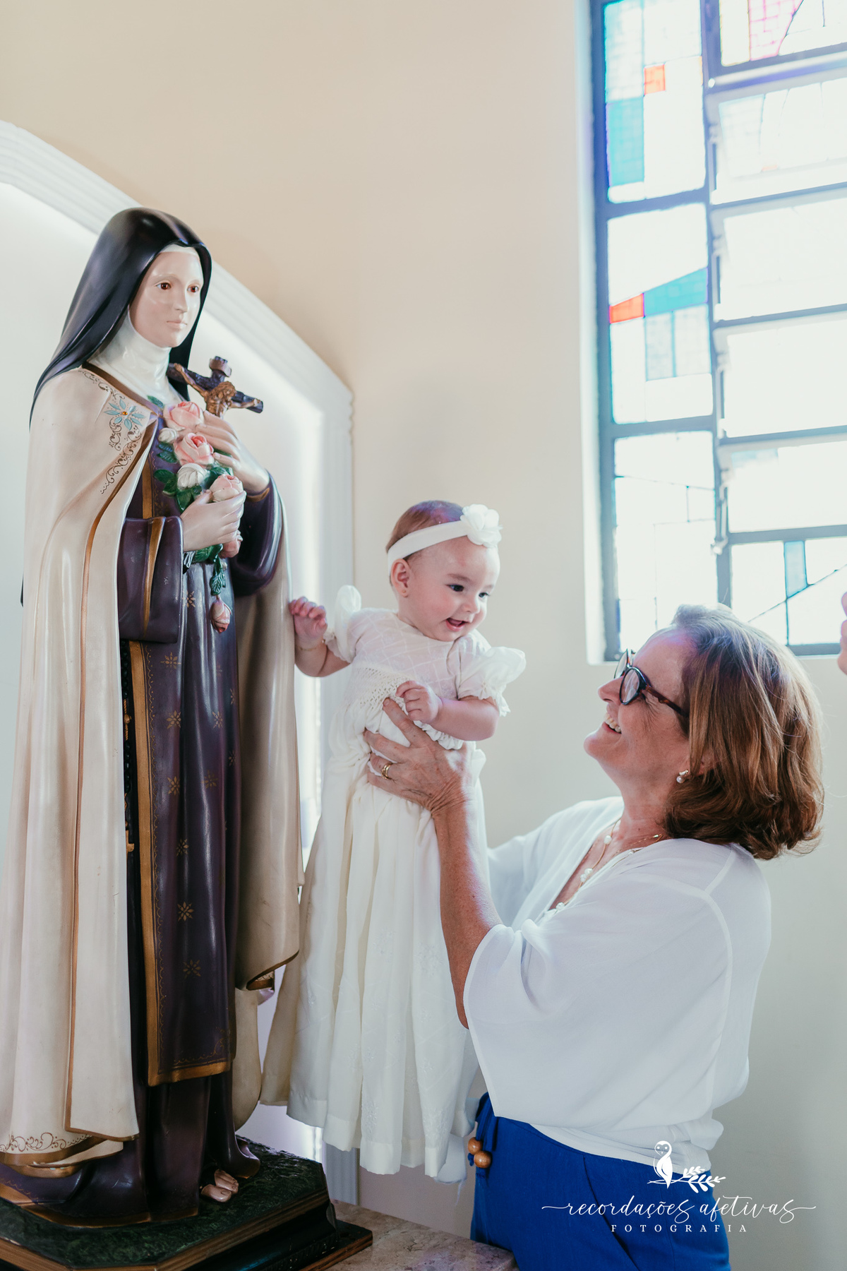Batizado realizado na Paróquia São Luiz Gonzaga em São Roque e recepção na Fazendinha Santa Adélia