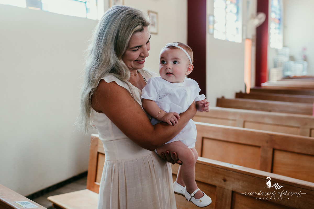Batizado realizado na Paróquia São Luiz Gonzaga em São Roque e recepção na Fazendinha Santa Adélia