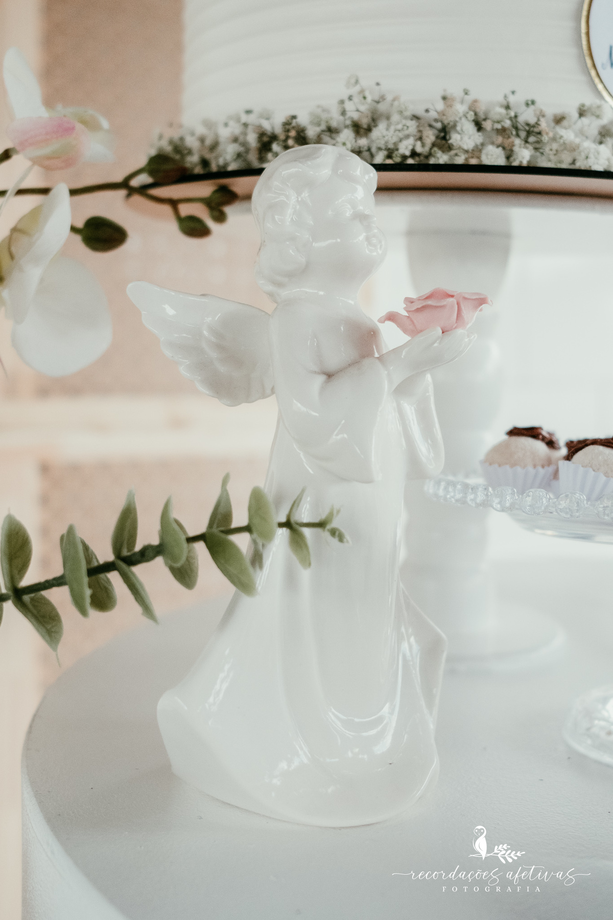 Batizado realizado na Paróquia São Luiz Gonzaga em São Roque e recepção na Fazendinha Santa Adélia