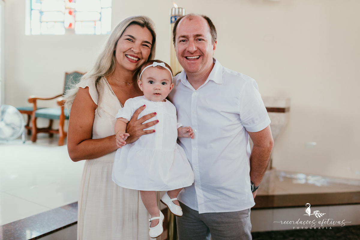 Batizado realizado na Paróquia São Luiz Gonzaga em São Roque e recepção na Fazendinha Santa Adélia