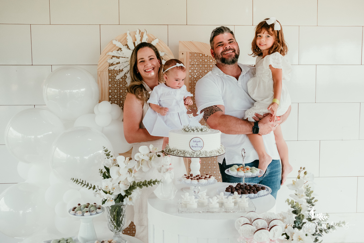 Batizado realizado na Paróquia São Luiz Gonzaga em São Roque e recepção na Fazendinha Santa Adélia