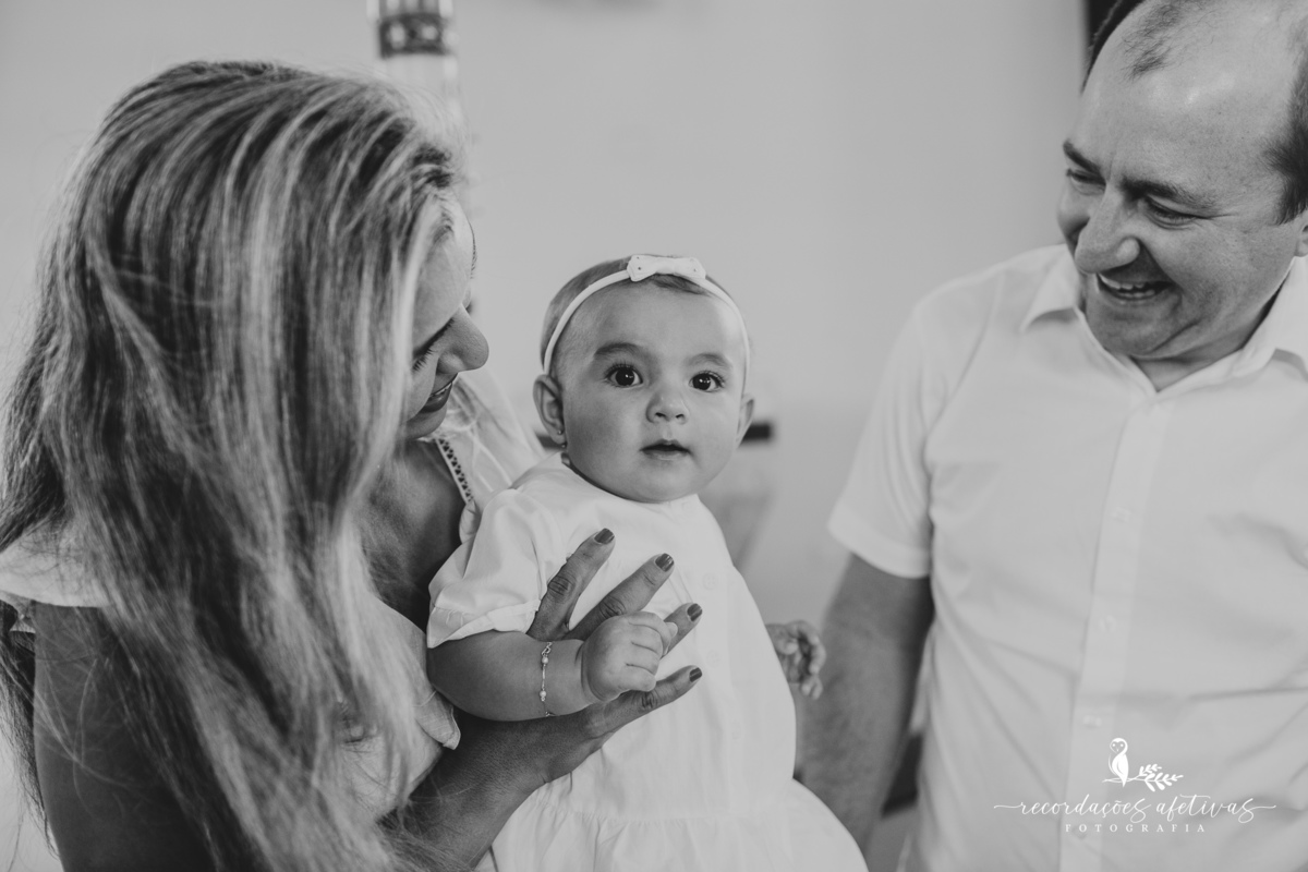 Batizado realizado na Paróquia São Luiz Gonzaga em São Roque e recepção na Fazendinha Santa Adélia