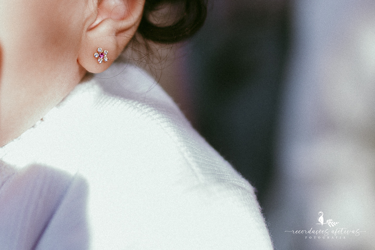 Batizado católico realizado na Paróquia São Luiz Gonzaga, em São Roque