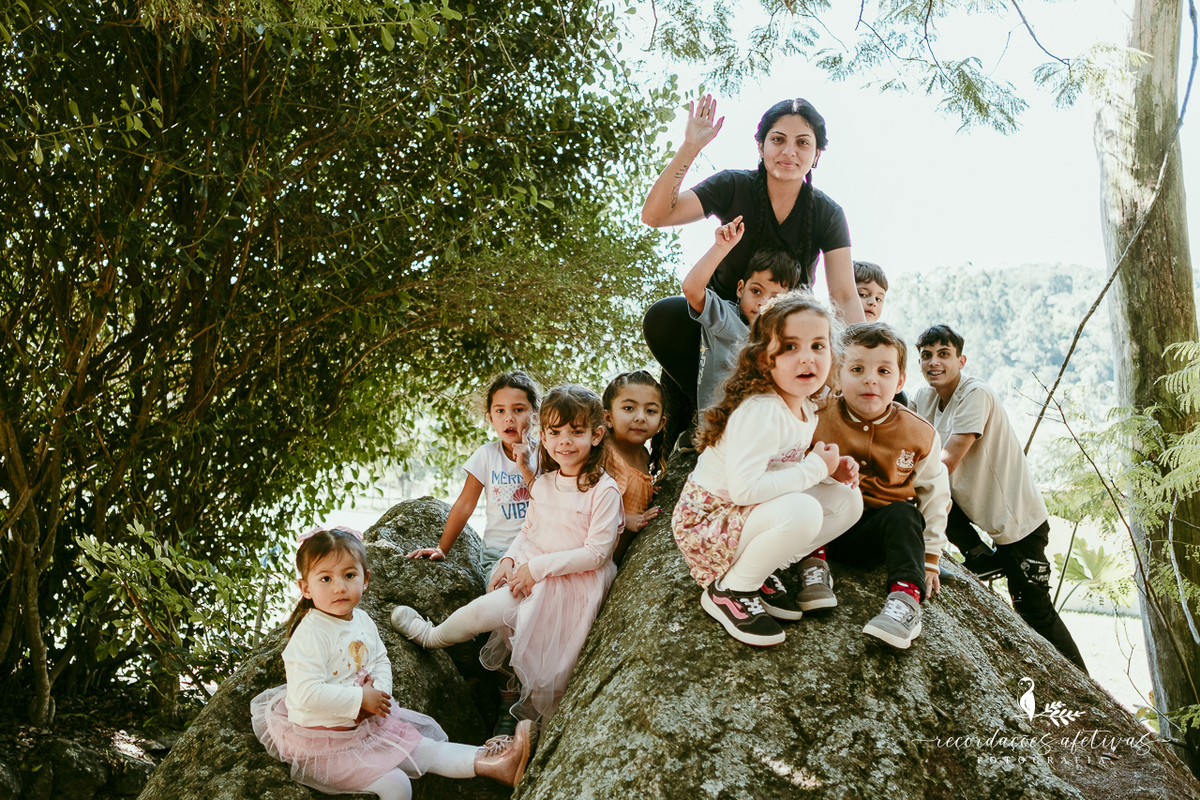 Aniversário de menina com tema ballet realizado na Fazendinha Santa Adelia em São Roque