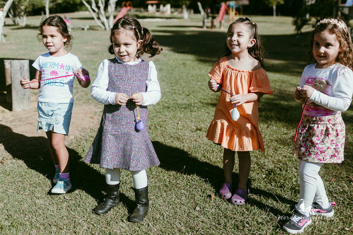 Aniversário de menina com tema ballet realizado na Fazendinha Santa Adelia em São Roque