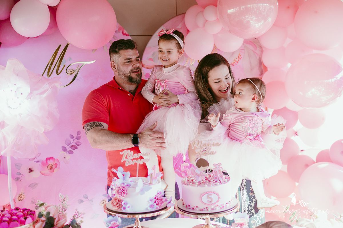 Aniversário de menina com tema ballet realizado na Fazendinha Santa Adelia em São Roque