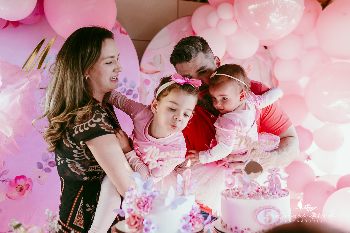 Aniversário de menina com tema ballet realizado na Fazendinha Santa Adelia em São Roque