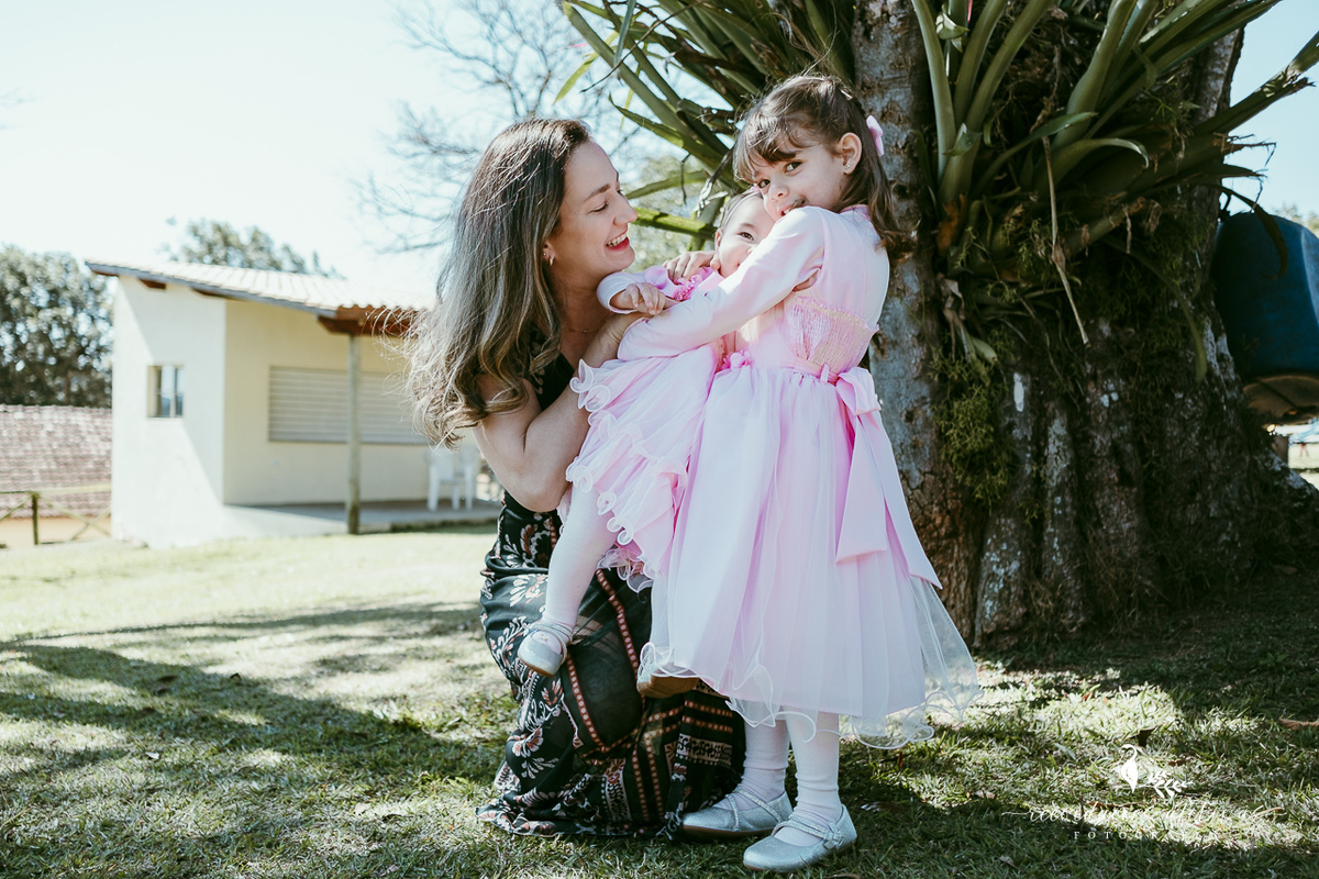 Aniversário de menina com tema ballet realizado na Fazendinha Santa Adelia em São Roque