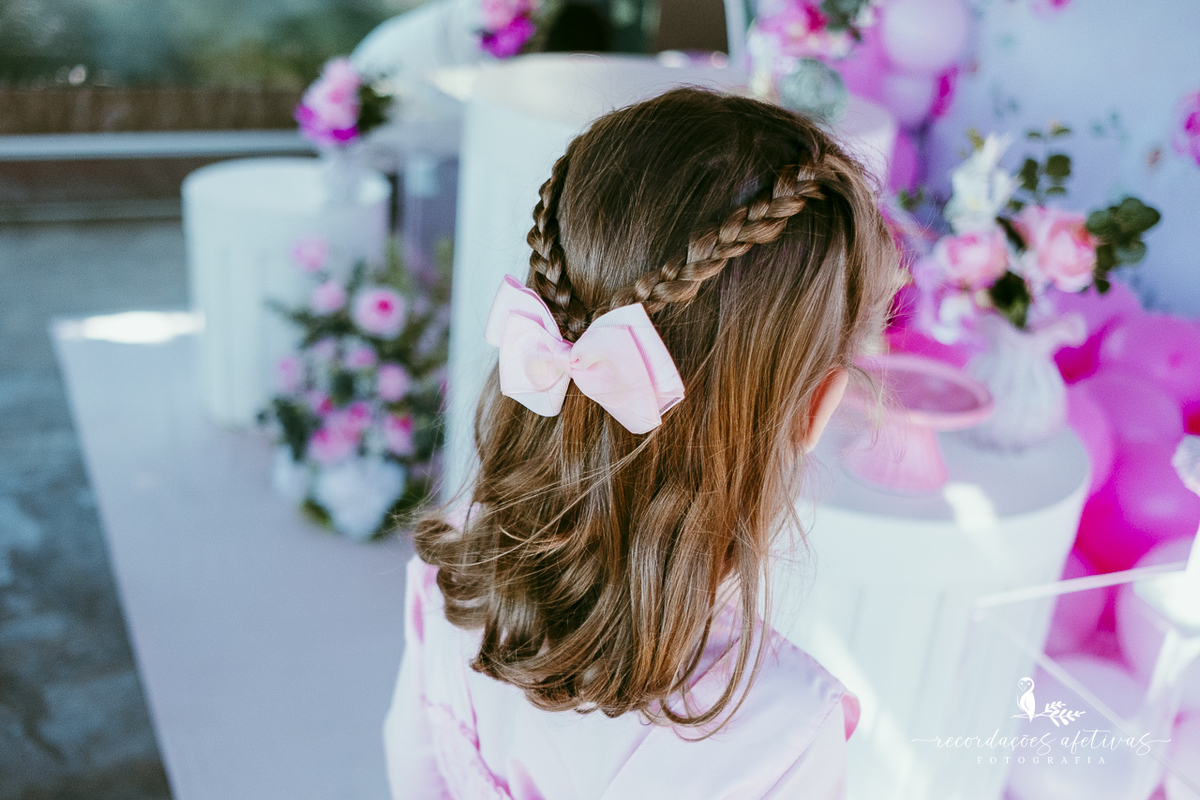 Aniversário de menina com tema ballet realizado na Fazendinha Santa Adelia em São Roque