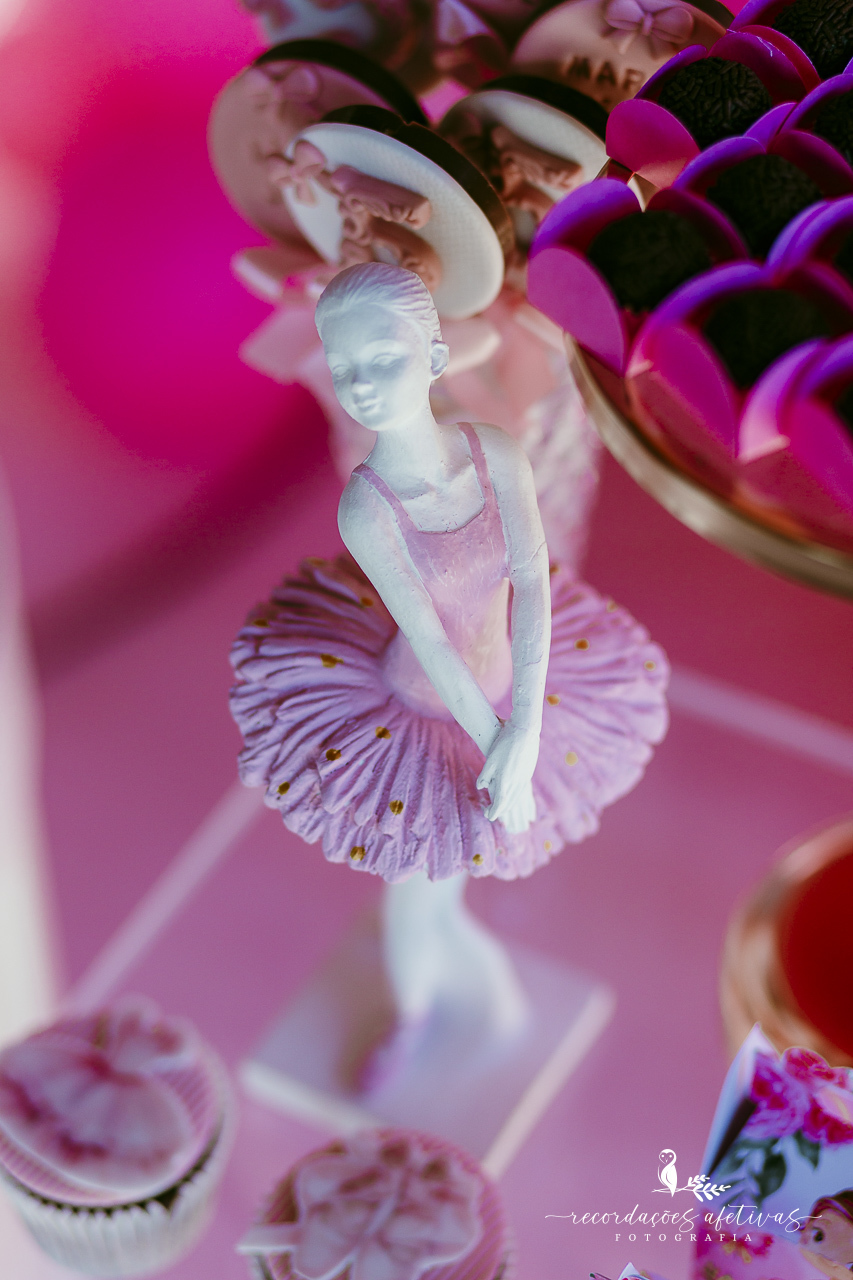 Aniversário de menina com tema ballet realizado na Fazendinha Santa Adelia em São Roque