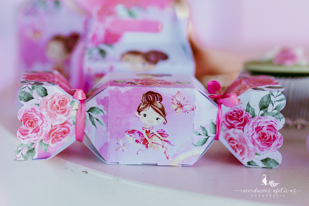 Aniversário de menina com tema ballet realizado na Fazendinha Santa Adelia em São Roque