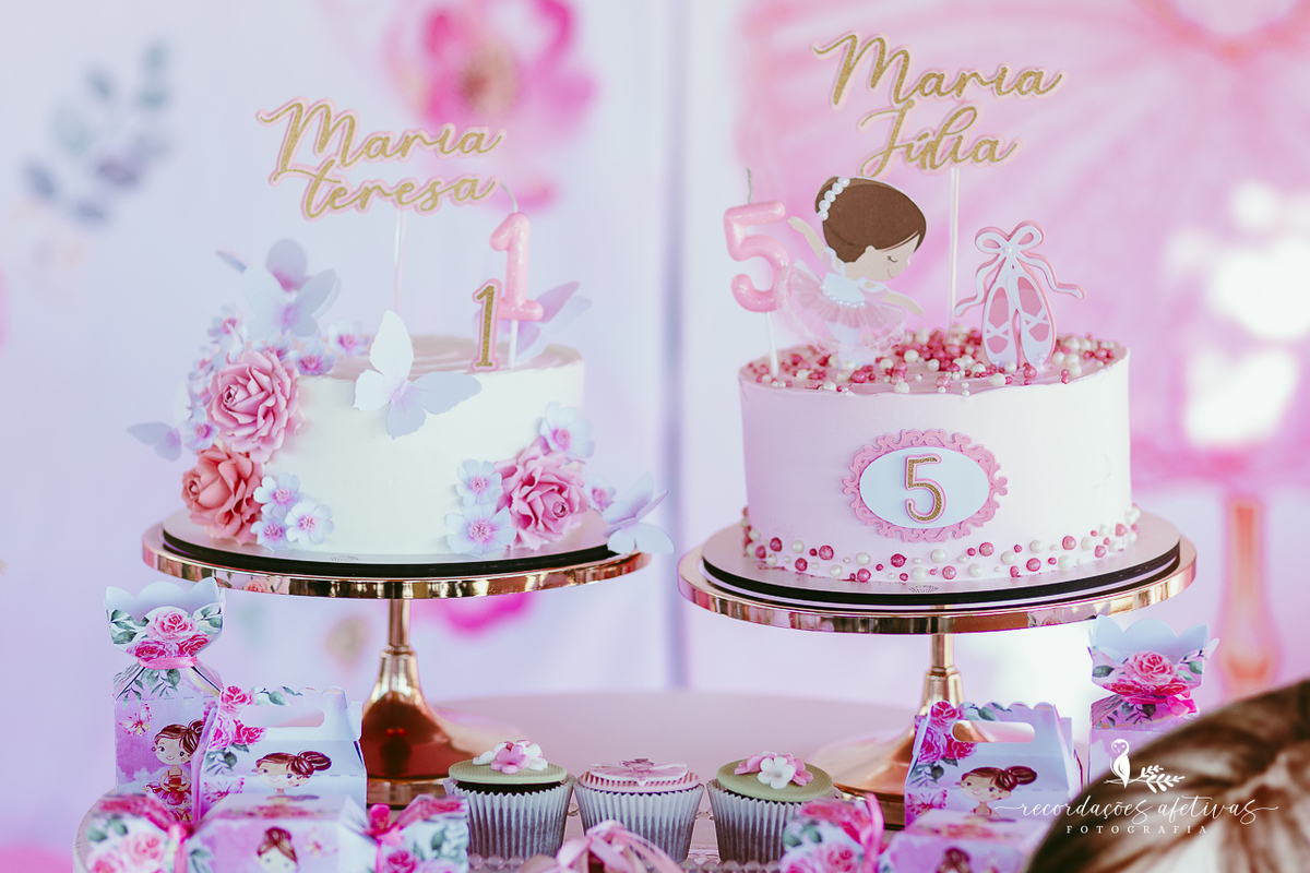 Aniversário de menina com tema ballet realizado na Fazendinha Santa Adelia em São Roque