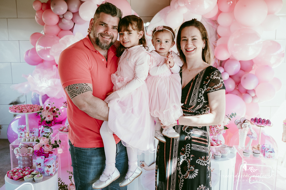 Aniversário de menina com tema ballet realizado na Fazendinha Santa Adelia em São Roque