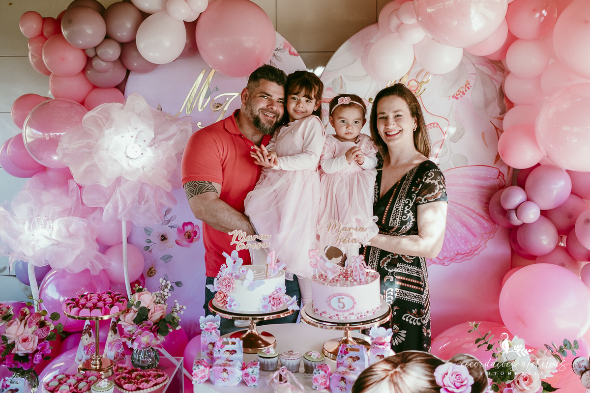 Aniversário de menina com tema ballet realizado na Fazendinha Santa Adelia em São Roque