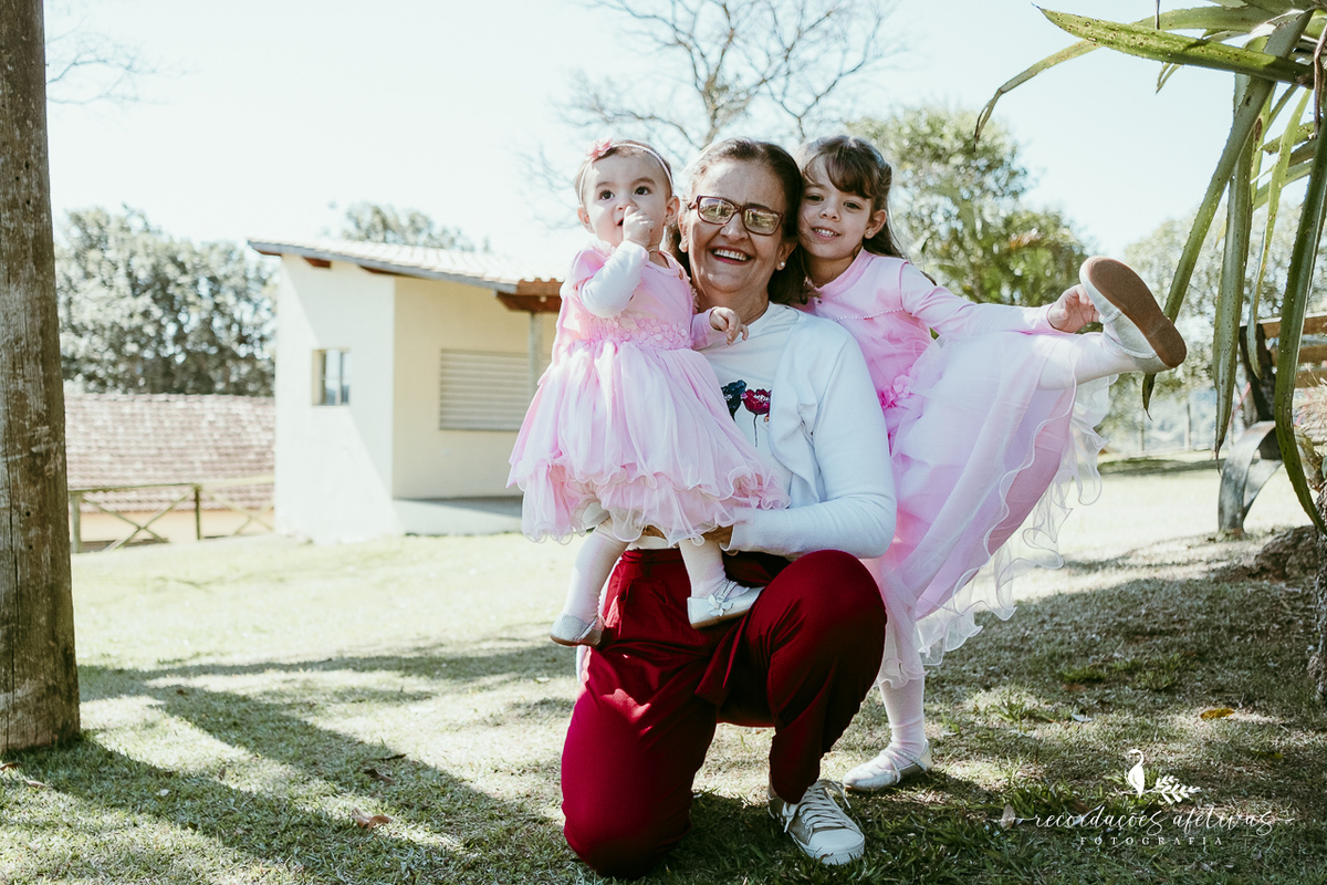 Aniversário de menina com tema ballet realizado na Fazendinha Santa Adelia em São Roque