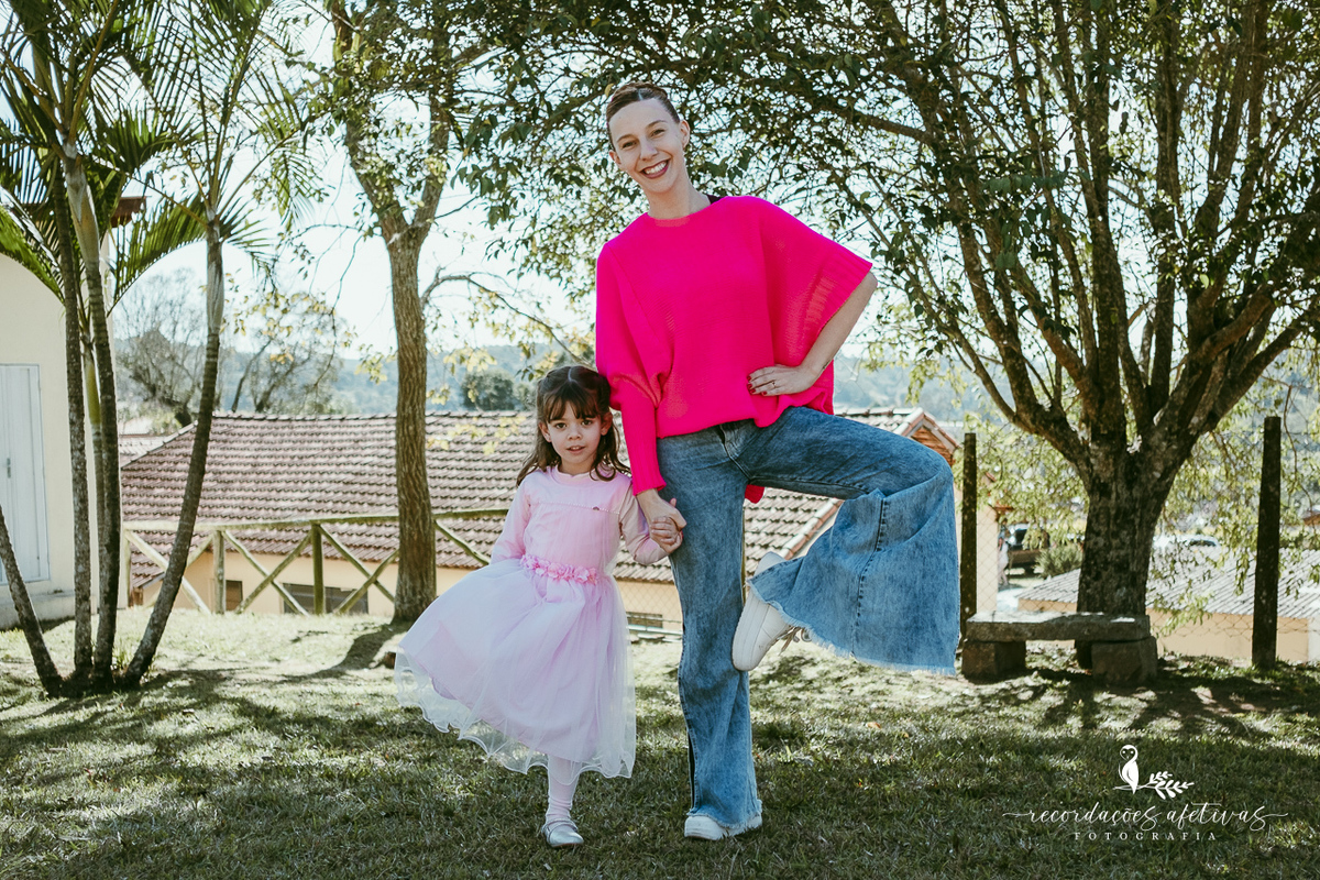 Aniversário de menina com tema ballet realizado na Fazendinha Santa Adelia em São Roque