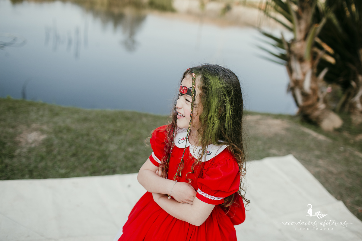 Aniversário de menina com tema Mickey e Minnie realizada em São Roque - SP