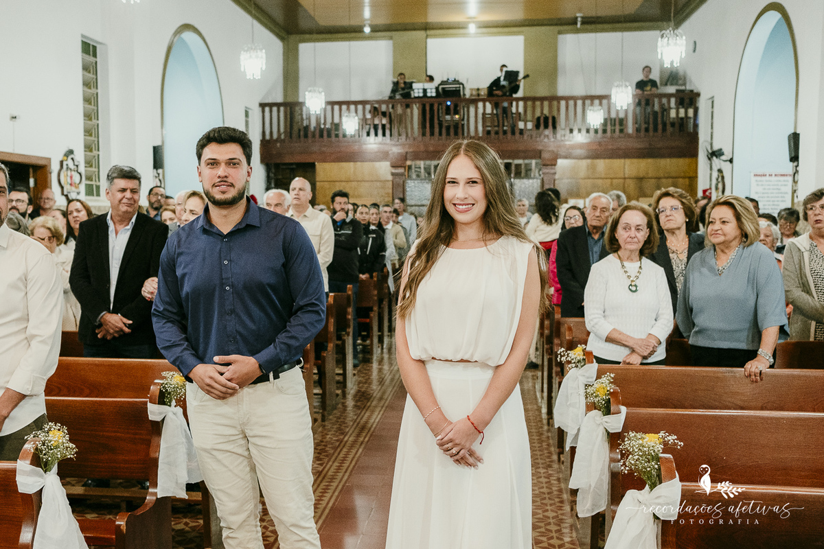 Bodas de Ouro Rosa e Tito Góes, realizado na igreja de Canguera, em São Roque