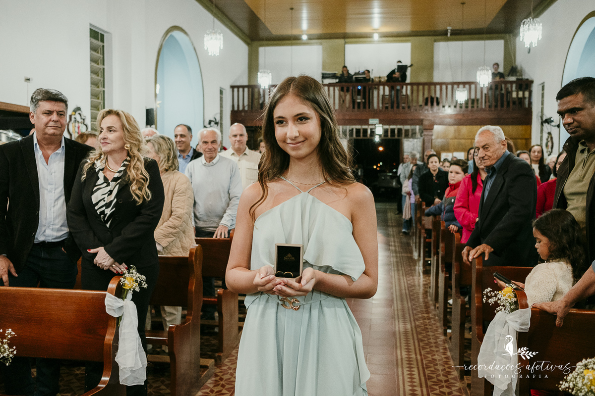 Bodas de Ouro Rosa e Tito Góes, realizado na igreja de Canguera, em São Roque