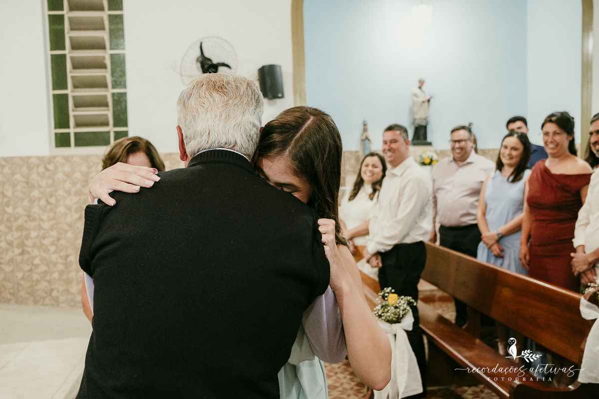 Bodas de Ouro Rosa e Tito Góes, realizado na igreja de Canguera, em São Roque