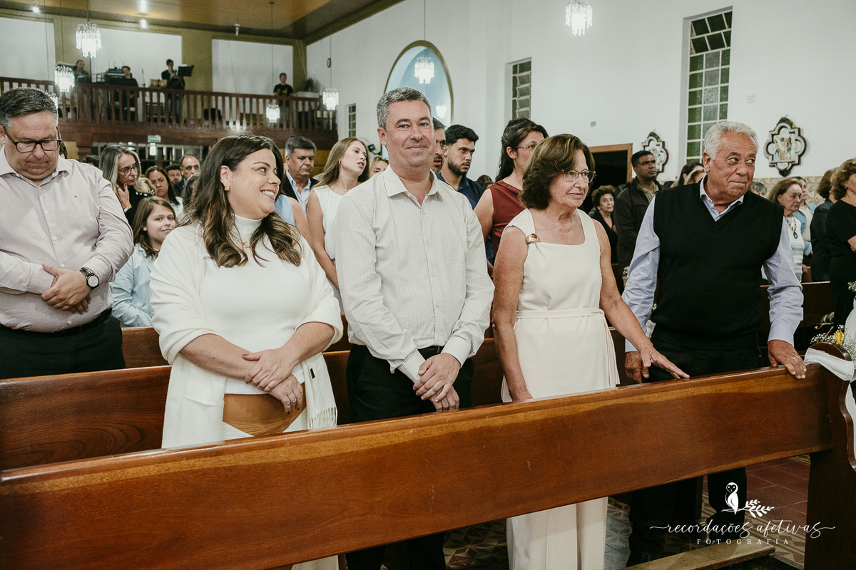 Bodas de Ouro Rosa e Tito Góes, realizado na igreja de Canguera, em São Roque