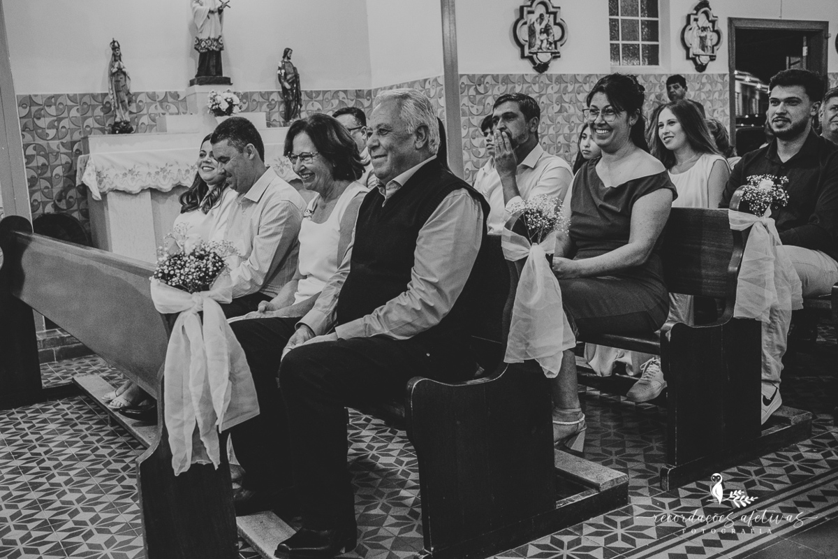 Bodas de Ouro Rosa e Tito Góes, realizado na igreja de Canguera, em São Roque
