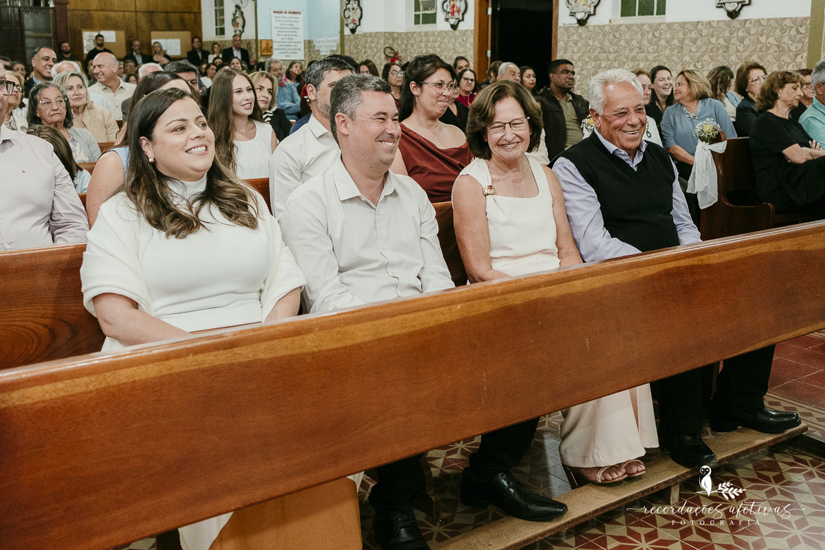 Bodas de Ouro Rosa e Tito Góes, realizado na igreja de Canguera, em São Roque