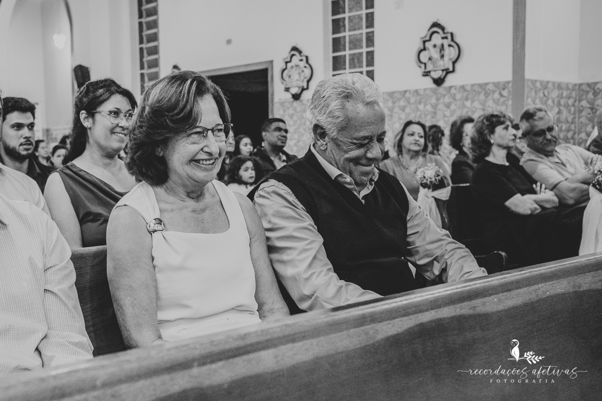 Bodas de Ouro Rosa e Tito Góes, realizado na igreja de Canguera, em São Roque