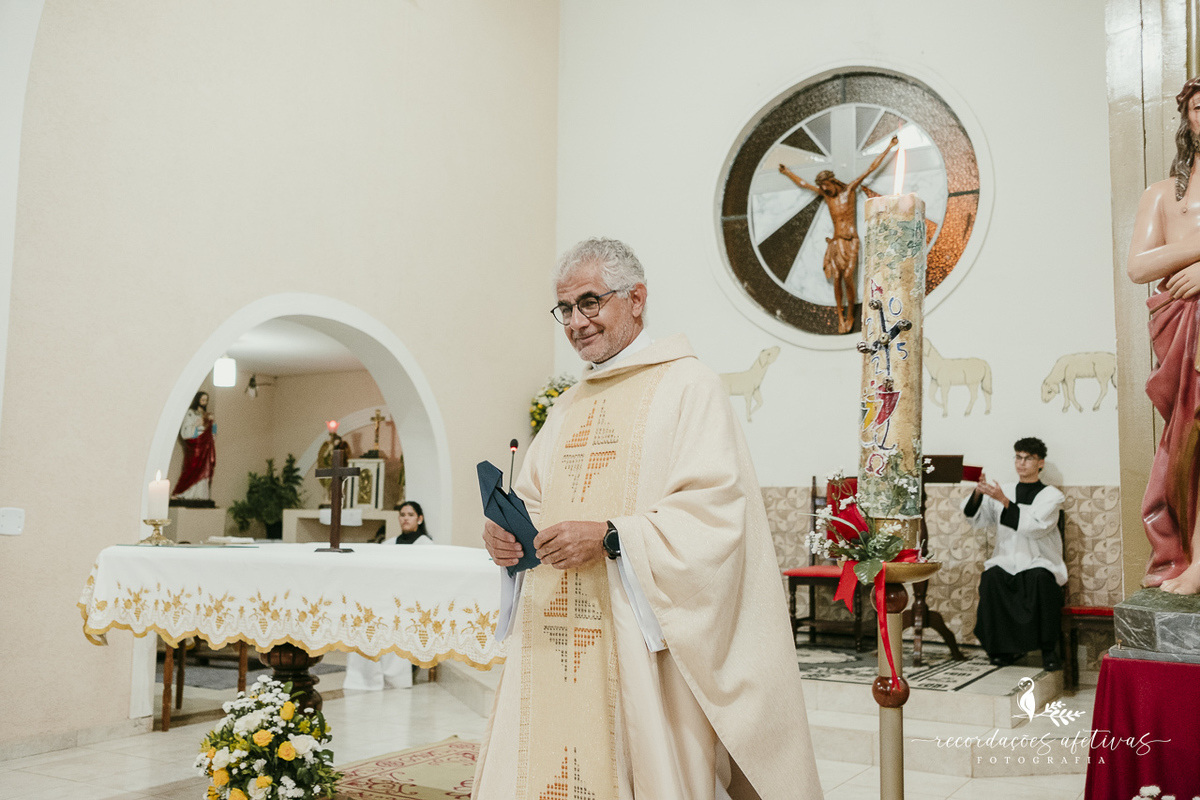 Bodas de Ouro Rosa e Tito Góes, realizado na igreja de Canguera, em São Roque
