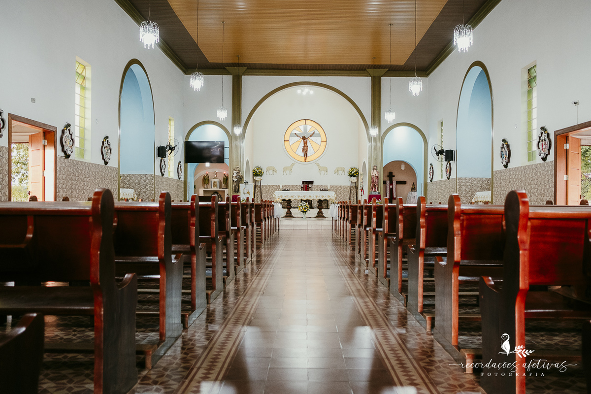 Bodas de Ouro Rosa e Tito Góes, realizado na igreja de Canguera, em São Roque