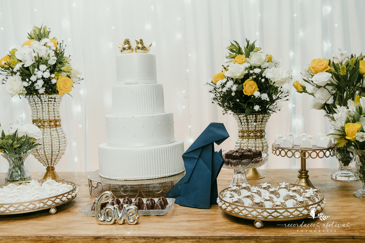 Bodas de Ouro Rosa e Tito Góes, realizado na igreja de Canguera, em São Roque