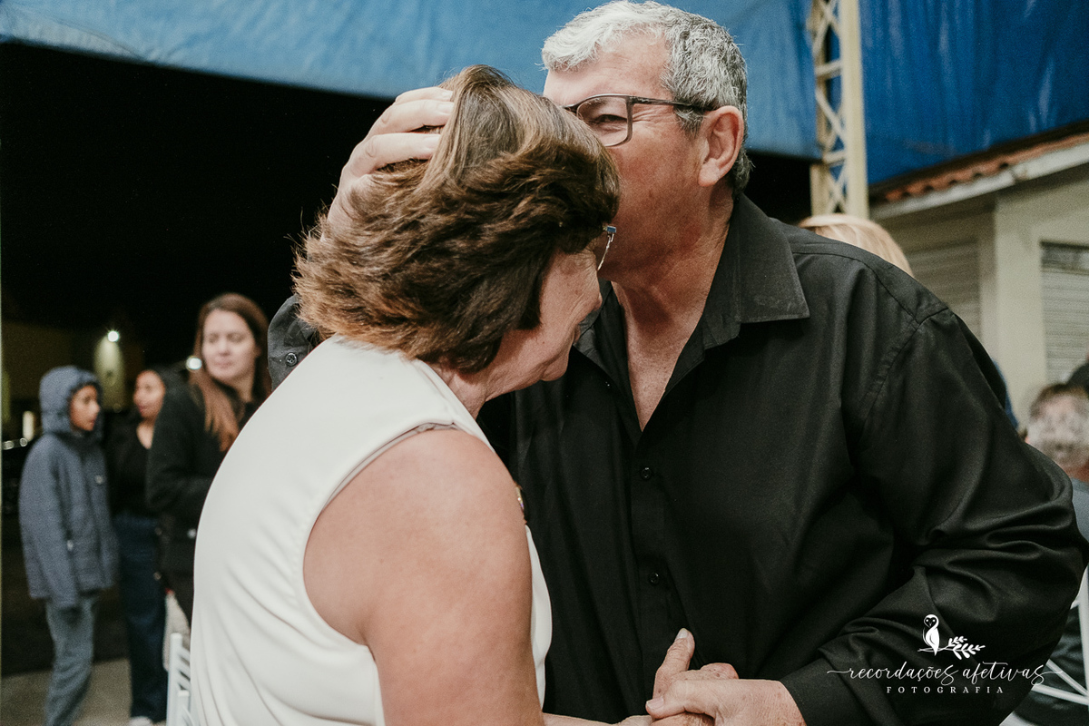 Bodas de Ouro Rosa e Tito Góes, realizado na igreja de Canguera, em São Roque