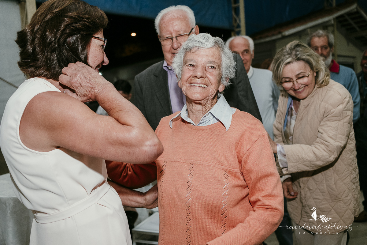 Bodas de Ouro Rosa e Tito Góes, realizado na igreja de Canguera, em São Roque