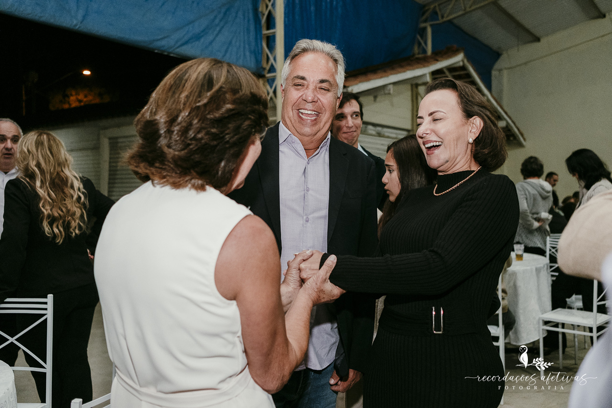 Bodas de Ouro Rosa e Tito Góes, realizado na igreja de Canguera, em São Roque
