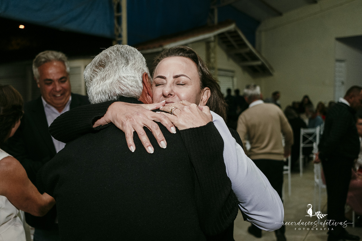 Bodas de Ouro Rosa e Tito Góes, realizado na igreja de Canguera, em São Roque