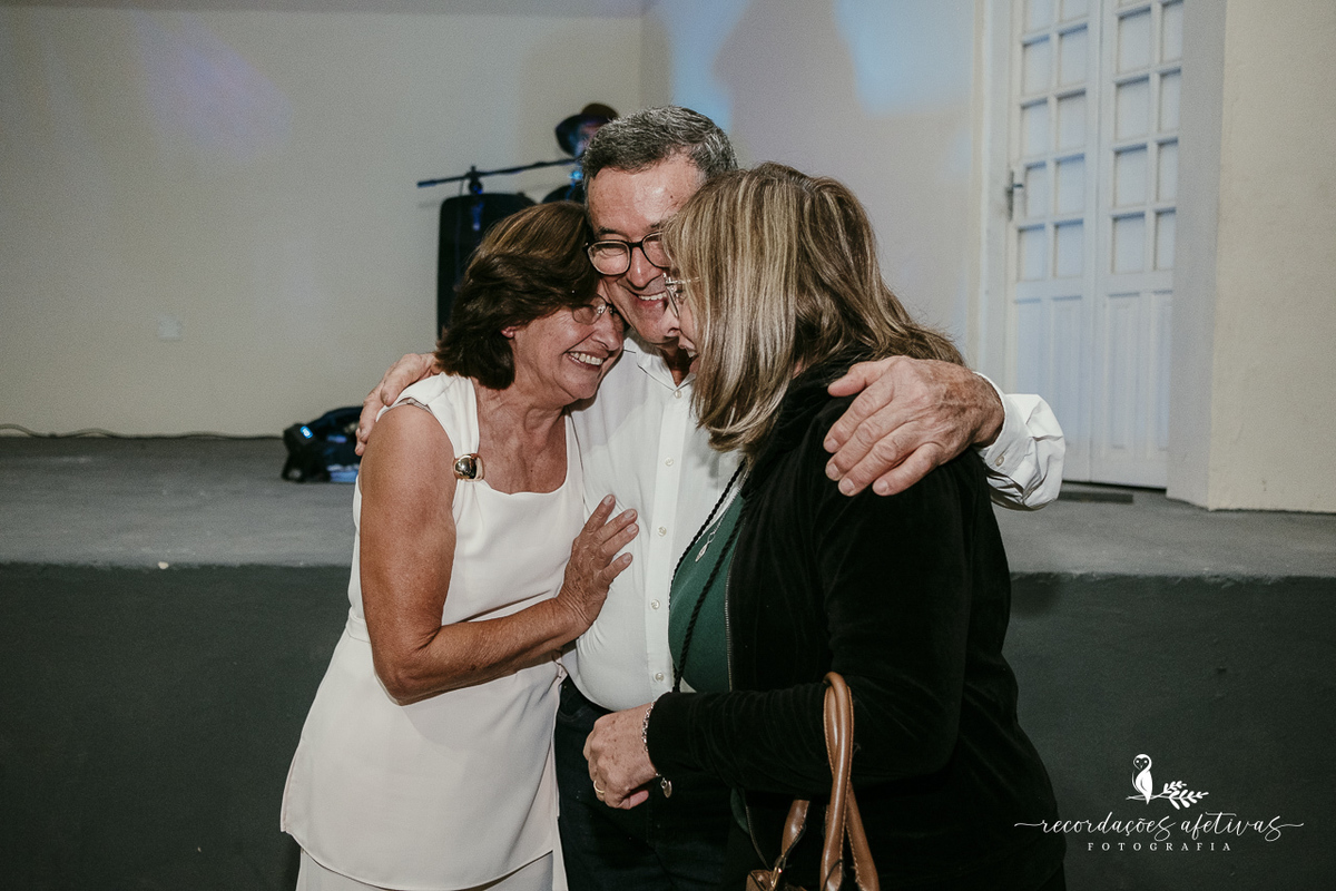 Bodas de Ouro Rosa e Tito Góes, realizado na igreja de Canguera, em São Roque