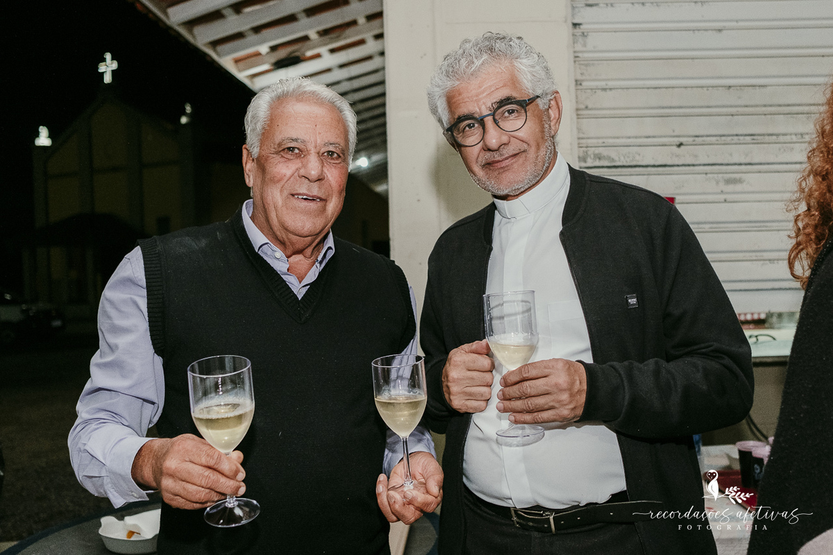 Bodas de Ouro Rosa e Tito Góes, realizado na igreja de Canguera, em São Roque