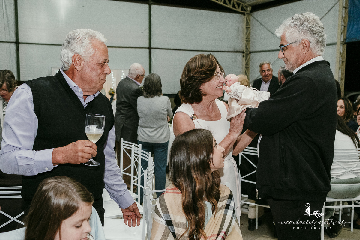 Bodas de Ouro Rosa e Tito Góes, realizado na igreja de Canguera, em São Roque