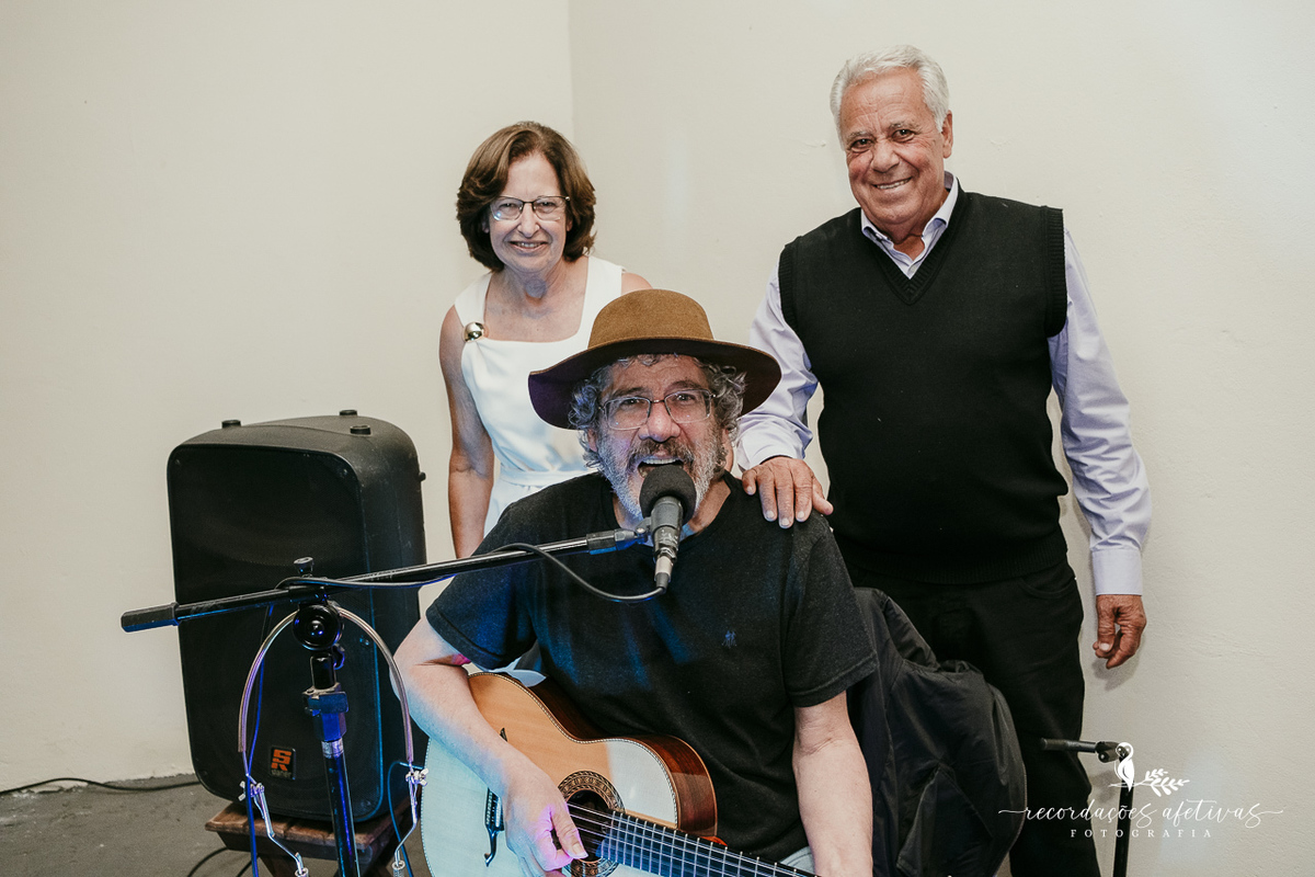 Bodas de Ouro Rosa e Tito Góes, realizado na igreja de Canguera, em São Roque