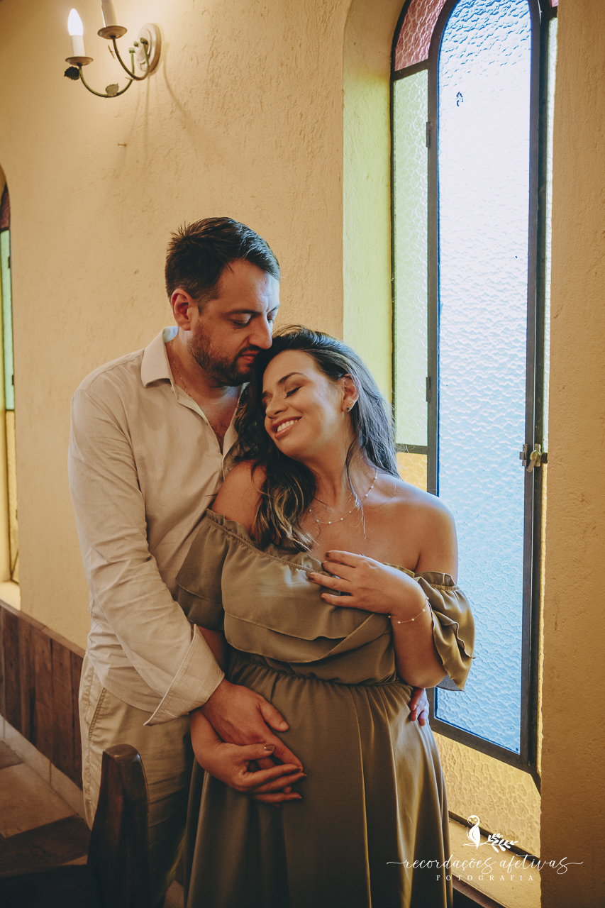 Ensaio Gestante realizado na parreira, na Vinicola Alma Galiza, em São Roque - SP