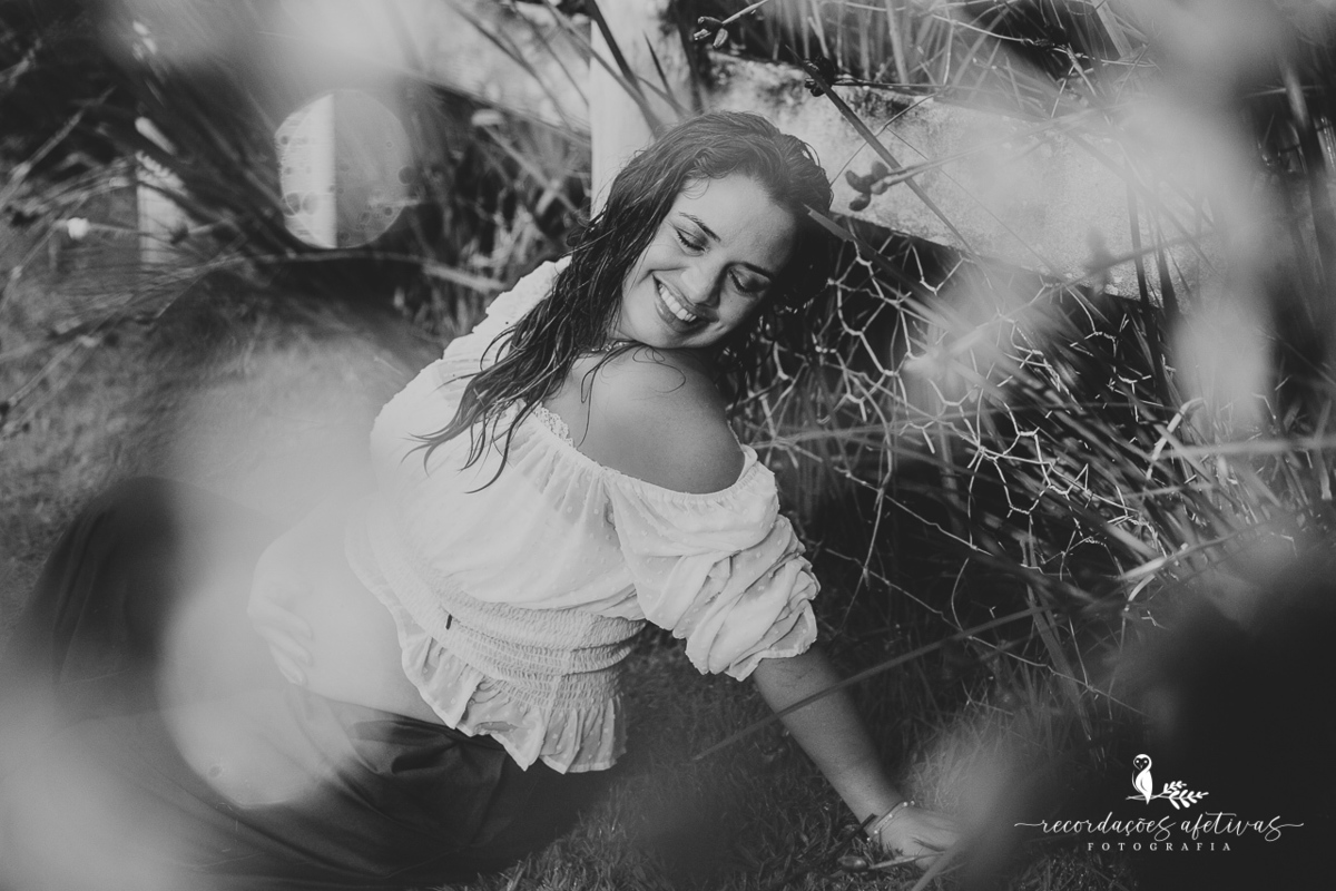 Ensaio Gestante realizado na parreira, na Vinicola Alma Galiza, em São Roque - SP